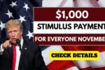 $1,000 Stimulus Payment